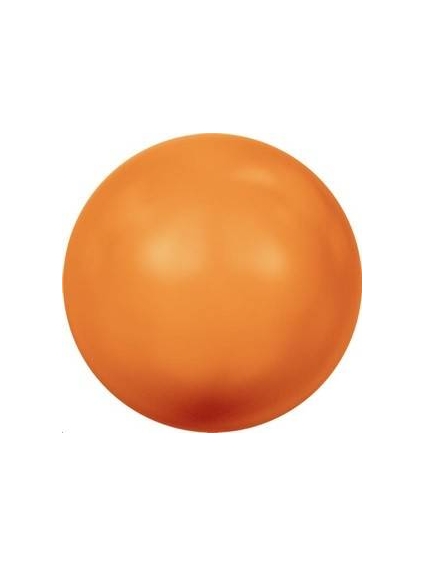Nacre ronde 8mm neon orange  Nacrées ronde 8mm- 1 2