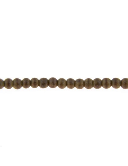 Collier de prière bouddhiste 4,5mm  Les rangs de perle en bois- 1 Collier de prière bouddhiste 4,5mm  Les rangs de perle en bois- 1