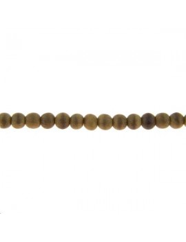 Collier de prière bouddhiste 5mm Les rangs de perle en bois- 1
