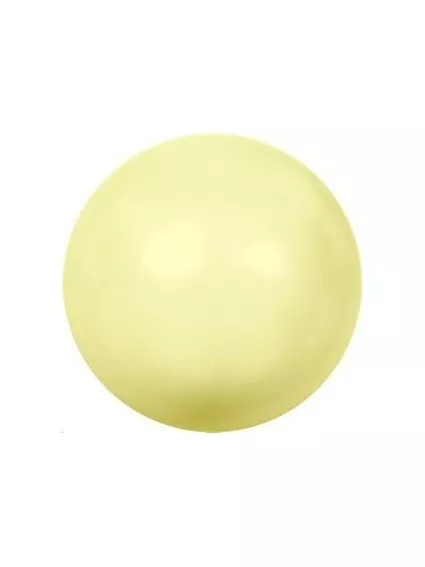 Nacre ronde 8mm pastel yellow  Nacrées ronde 8mm- 1 2