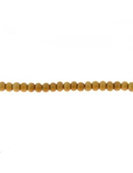 Perles de bois rondelle 2,5x4mm Les rangs de perle en bois- 1
