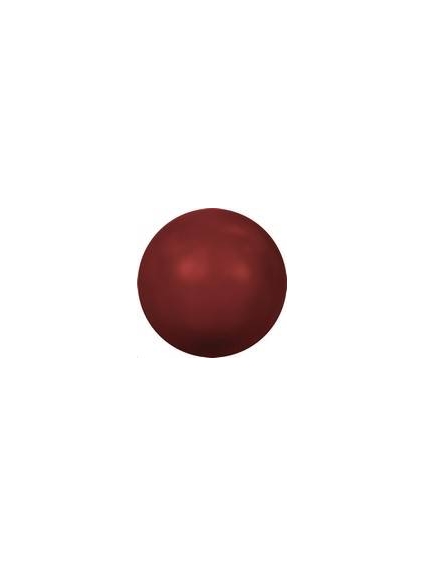 Nacre ronde 8mm red coral  Nacrées ronde 8mm- 1