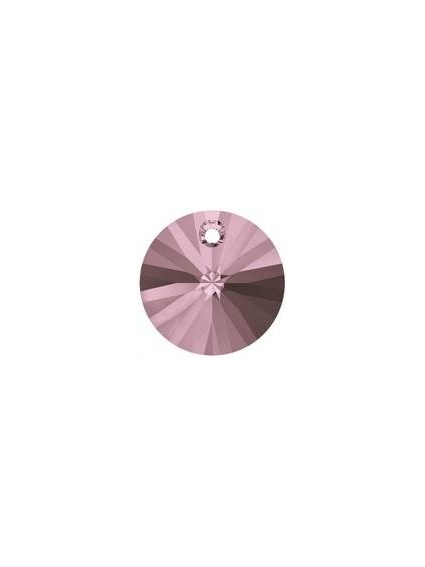 Pendentif 8mm cr antique pink   Pendentifs Xilion rond 8mm- 1