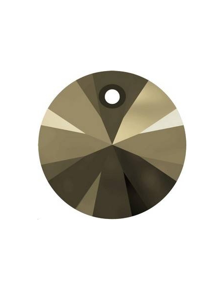 Pendentif  8mm cr metallic sunshine  Pendentifs Xilion rond 8mm- 2