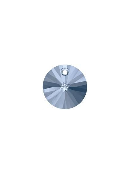 Pendentif 8mm  Denim blue  Pendentifs Xilion rond 8mm- 1