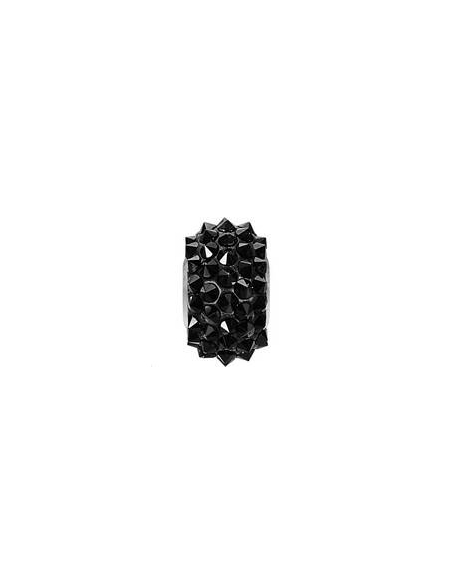 Pavé Bead 15x9mm jet  (80401)- 1