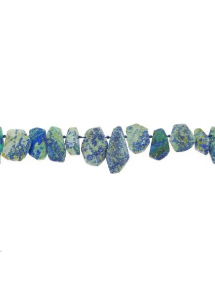 Azurite Malachite mate 15-35mm  Formes particulières- 1