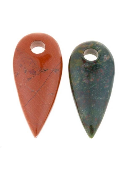 Pierres diverses pendentif 45x20mm  Les pendentifs en pierre Fine- 1