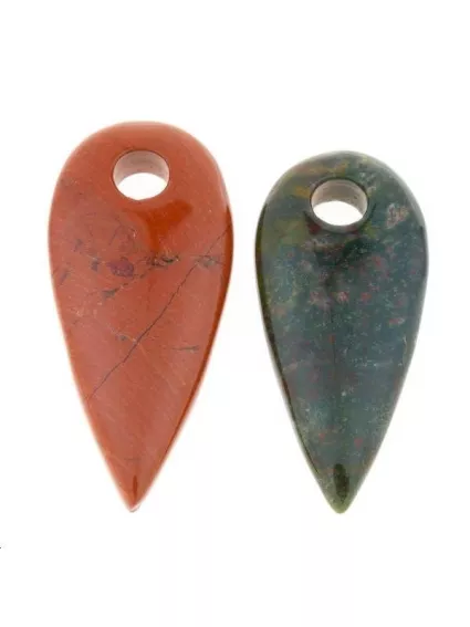 Pierres diverses pendentif 45x20mm  Les pendentifs en pierre Fine- 1