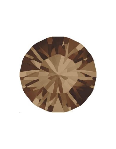 Strass SS39 8mm L. smoked topaz f  Strass à culot  Xilion chaton 8mm (1028) - 2 Strass SS39 8mm L. smoked topaz f  Strass à culot  Xilion chaton 8mm (1028) - 2