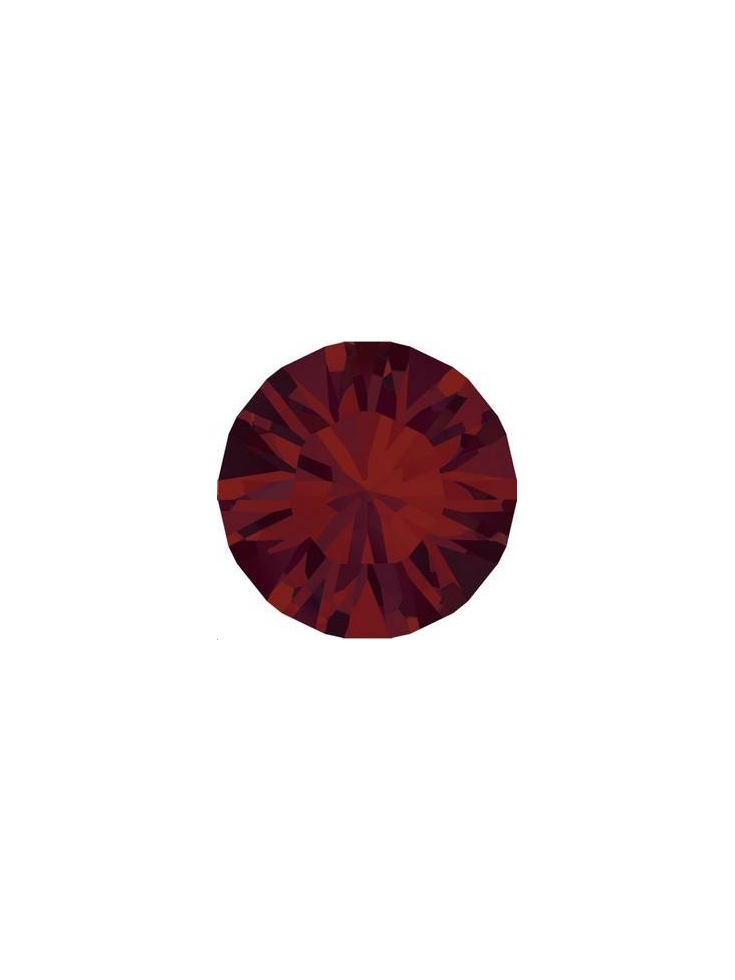 Strass SS39 8mm Siam f  Strass à culot  Xilion chaton 8mm (1028) - 2