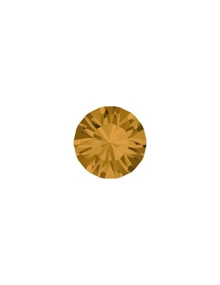 Strass SS39 8mm Topaz f  Strass à culot  Xilion chaton 8mm (1028) - 1 Strass SS39 8mm Topaz f  Strass à culot  Xilion chaton 8mm (1028) - 1
