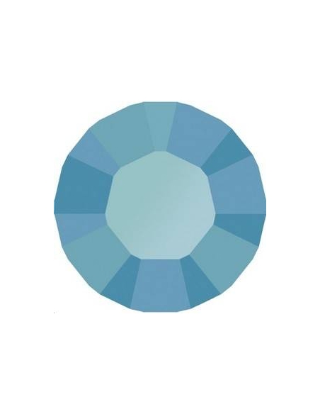 Strass SS39 8mm Turquoise uf  Strass à culot  Xilion chaton 8mm (1028) - 2