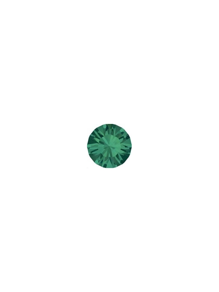 Strass SS45 Emerald f  	Strass à culot Xilion chaton 10mm (1028)- 1