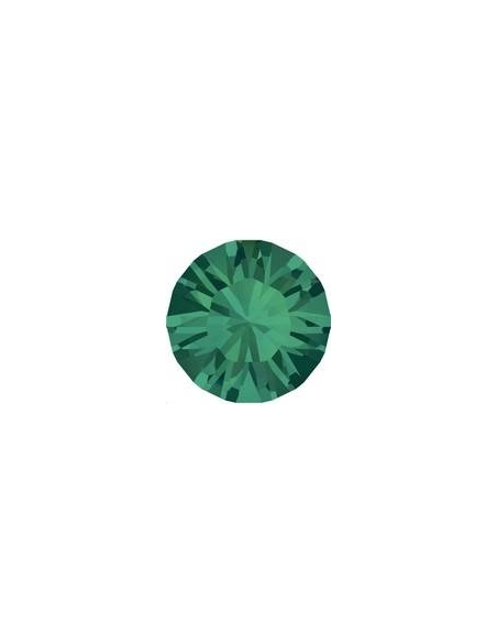 Strass SS45 Emerald f  	Strass à culot Xilion chaton 10mm (1028)- 1