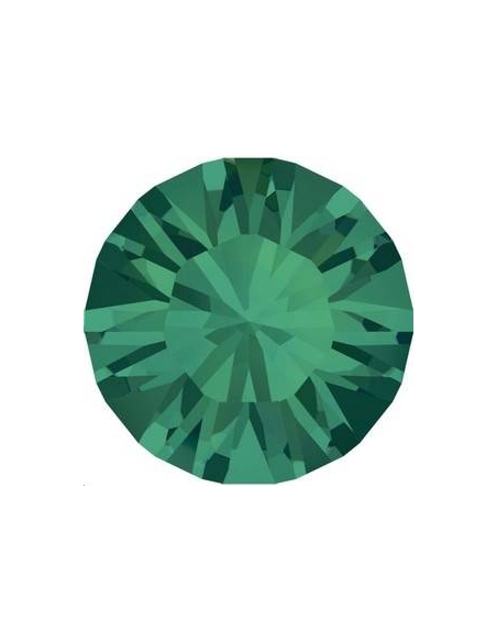 Strass SS45 Emerald f  	Strass à culot Xilion chaton 10mm (1028)- 2