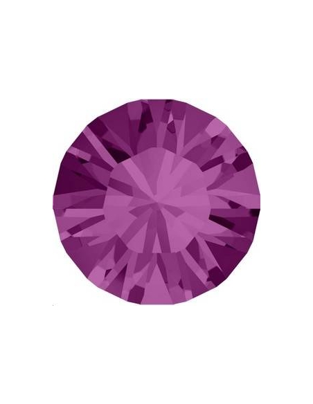 Strass SS45 Fuchsia f  	Strass à culot Xilion chaton 10mm (1028)- 2