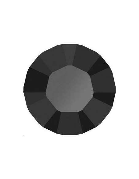 Strass SS45 Jet uf  	Strass à culot Xilion chaton 10mm (1028)- 2