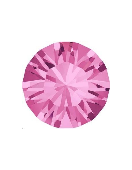 Strass SS45 Rose f  	Strass à culot Xilion chaton 10mm (1028)- 2