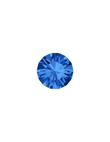 Strass SS45 Sapphire f  	Strass à culot Xilion chaton 10mm (1028)- 1