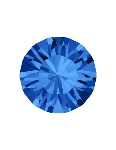 Strass SS45 Sapphire f  	Strass à culot Xilion chaton 10mm (1028)- 2