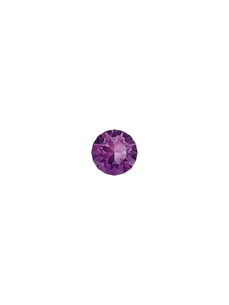 Xirius chaton 8mm amethyst f  Strass à culot Xirius chaton 8mm (1088)- 1
