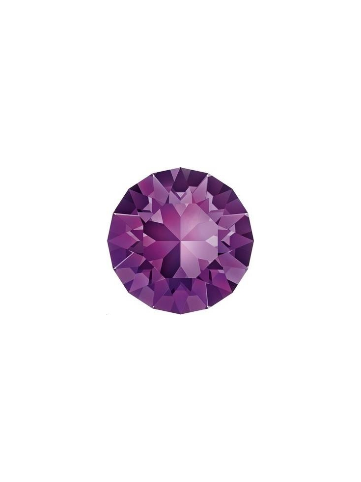 Xirius chaton 8mm amethyst f  Strass à culot Xirius chaton 8mm (1088)- 2