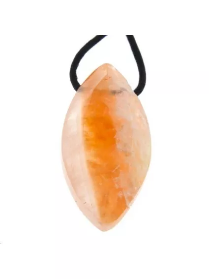 Quartz rouge hématoïde 35x17mm  Les pendentifs en pierre Fine- 1