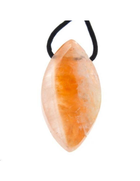 Quartz rouge hématoïde 35x17mm  Les pendentifs en pierre Fine- 1