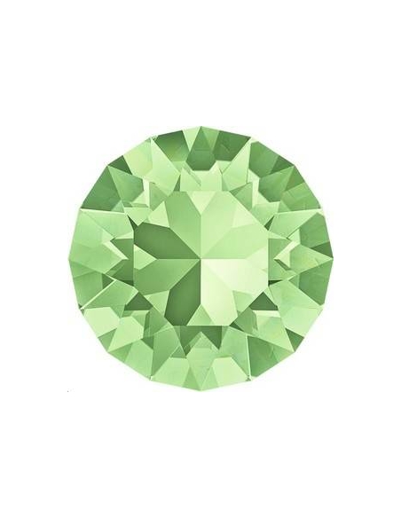 Xirius chaton 8mm chrysolite f  Strass à culot Xirius chaton 8mm (1088)- 2