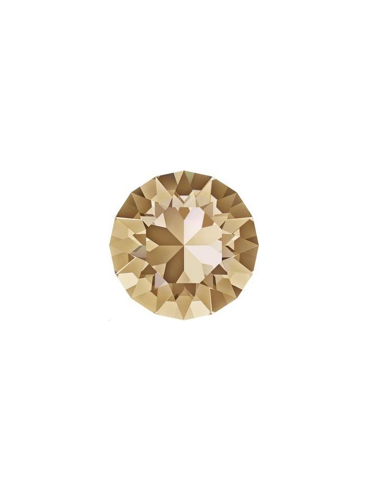 Xirius chaton 8mm cr gold shadow f  Strass à culot Xirius chaton 8mm (1088)- 2