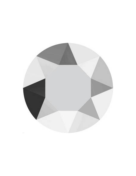 Xirius chaton 8mm cr light chrome f  Strass à culot Xirius chaton 8mm (1088)- 2