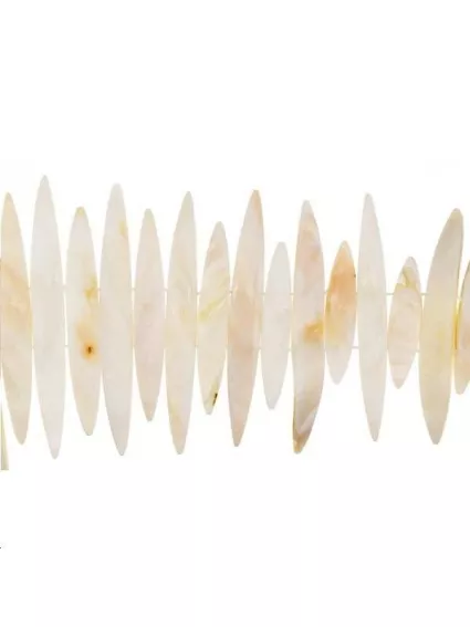 Nacre rose baguettes 42x98mm  Les rangs de perles en nacre- 1