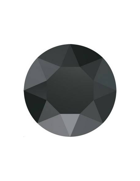 Xirius chaton 8mm jet hematite uf  Strass à culot Xirius chaton 8mm (1088)- 2