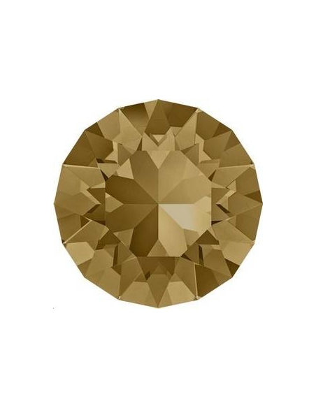 Xirius chaton 8mm l.col topaz f  Strass à culot Xirius chaton 8mm (1088)- 2