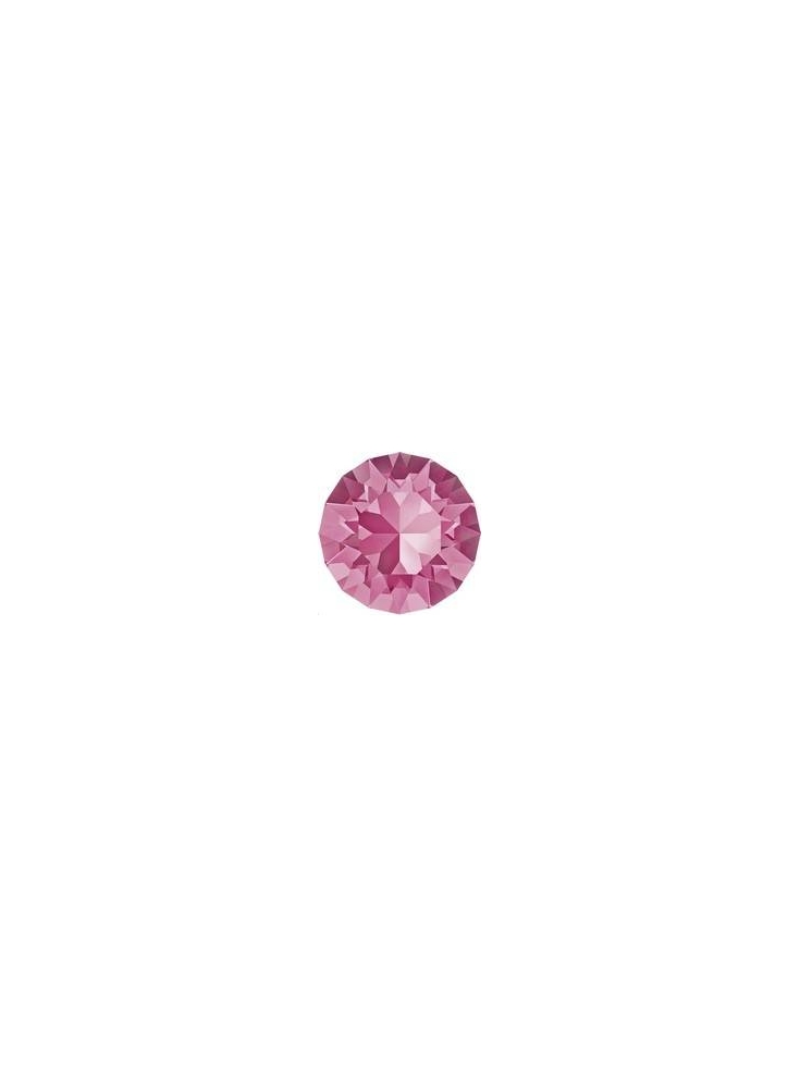 Xirius chaton 8mm rose f  Strass à culot Xirius chaton 8mm (1088)- 1