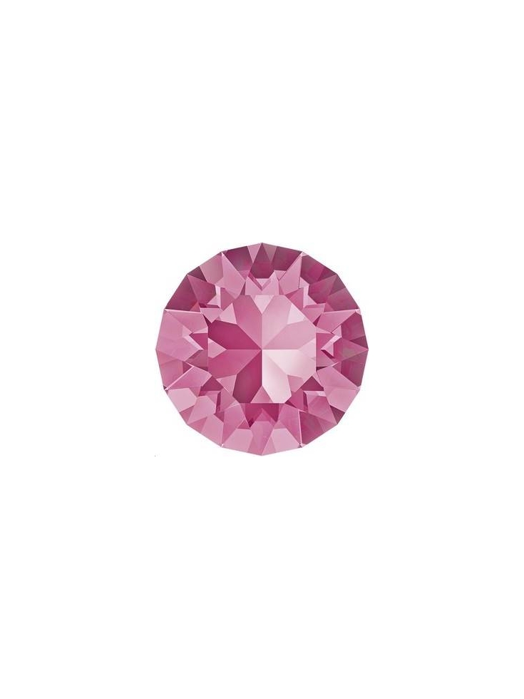 Xirius chaton 8mm rose f  Strass à culot Xirius chaton 8mm (1088)- 2