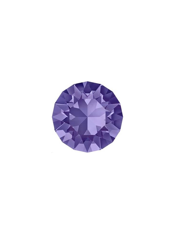 Xirius chaton 8mm tanzanite f  Strass à culot Xirius chaton 8mm (1088)- 2