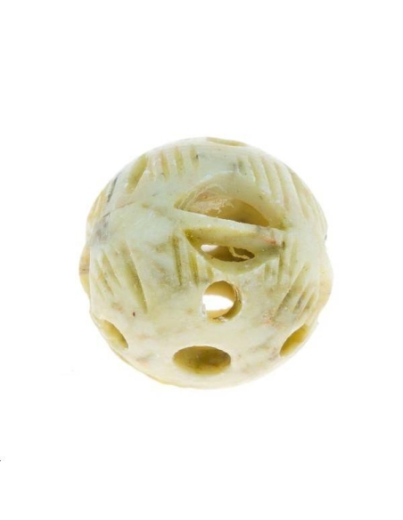 Soap stone ronde 18MM  Matières naturelles- 1