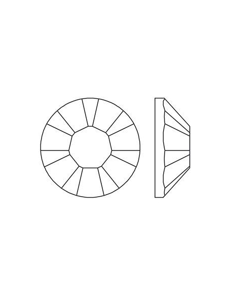 Lot strass plat 3,2mm  Strass plat 3.2mm (2028)- 3