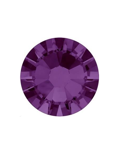 Lot strass plat 2mm   Strass plat Xilion rose 2mm (2058)- 2 Lot strass plat 2mm   Strass plat Xilion rose 2mm (2058)- 2