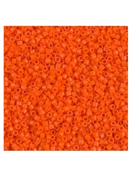 Delica Miyuki 11/0 opac orange  Delica Miyuki 11/0- 1