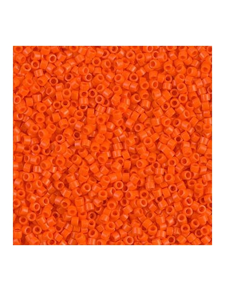 Delica Miyuki 11/0 opac orange  Delica Miyuki 11/0- 1