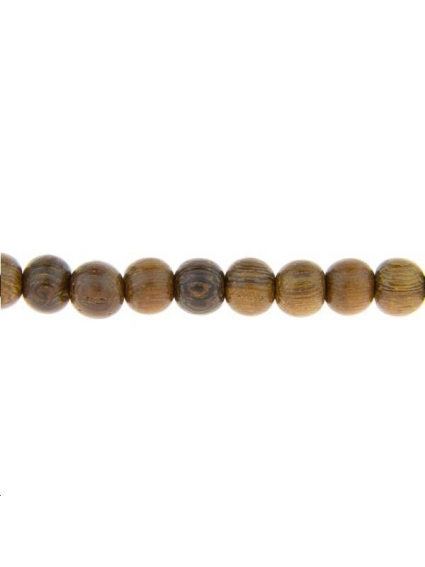 Bois agarwood rond 12mm  Les lots de perle en bois- 1