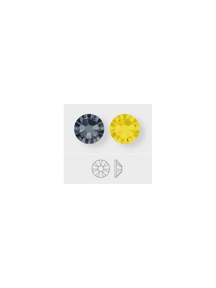 Lot strass plat 4,8mm  Strass plat Xilion rose 4.8mm (2058)- 3