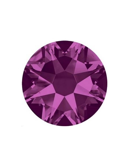 Lot strass plat 4mm  Strass plat Xilion rose 4mm (2088)- 2