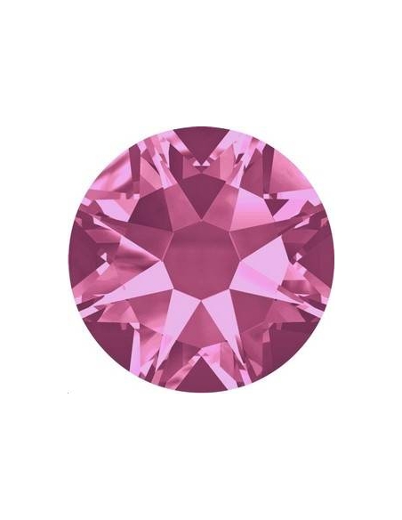 Lot strass plat 4mm  Strass plat Xilion rose 4mm (2088)- 2 Lot strass plat 4mm  Strass plat Xilion rose 4mm (2088)- 2