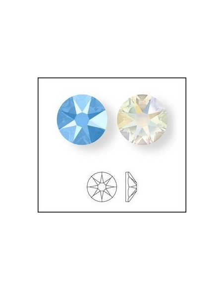 Lot strass plat 4,8mm  Strass plat Xilion rose 4.8mm (2088)- 3 Lot strass plat 4,8mm  Strass plat Xilion rose 4.8mm (2088)- 3
