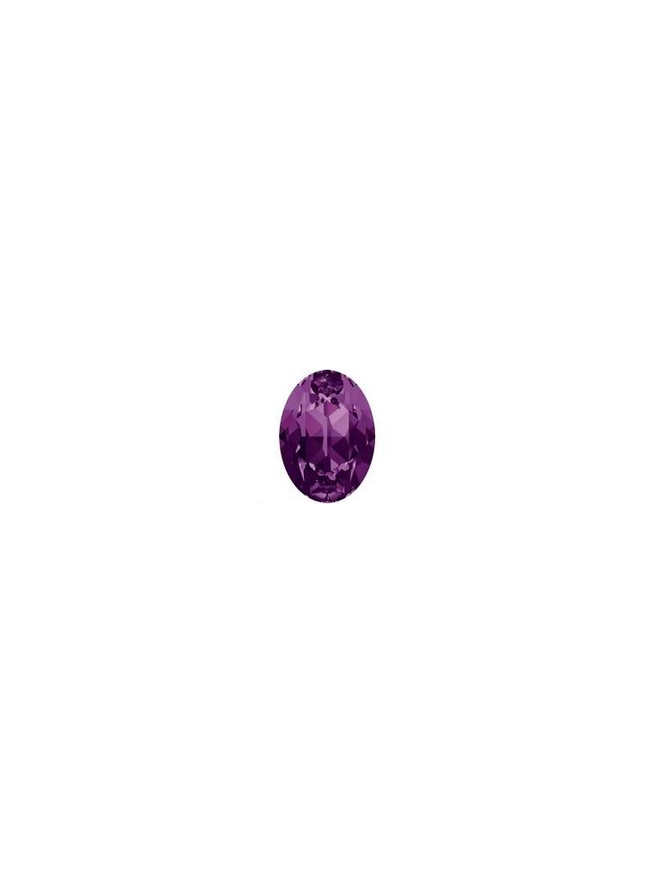 Cabochon 18X13mm Amethyst foiled  Cabochons ovale 18x13mm (4120)- 1