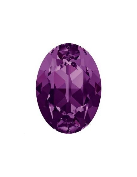 Cabochon 18X13mm Amethyst foiled  Cabochons ovale 18x13mm (4120)- 2 Cabochon 18X13mm Amethyst foiled  Cabochons ovale 18x13mm (4120)- 2